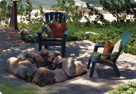 Permaloc StructurEdge heavy duty aluminum paver restraint edging.